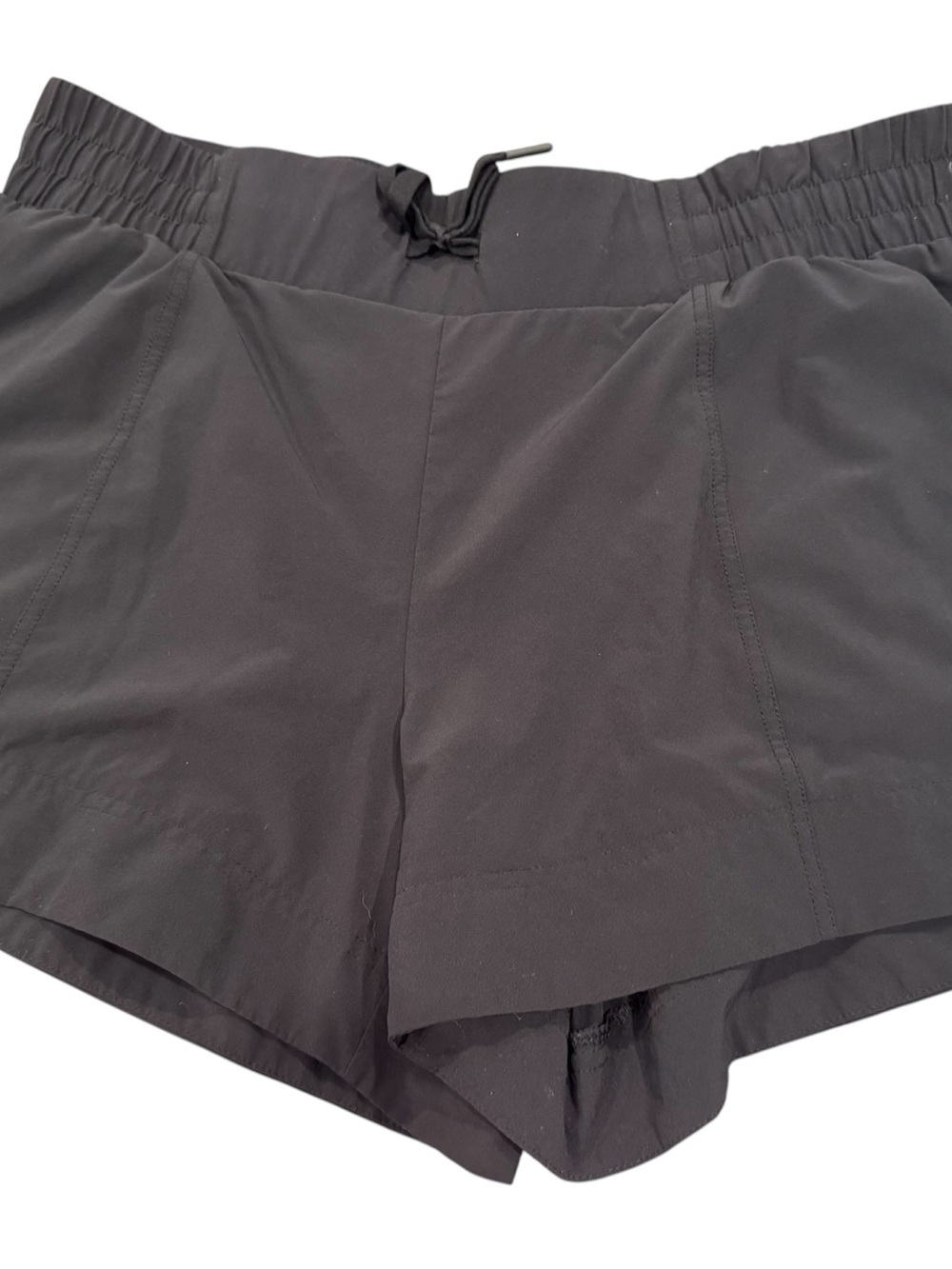 all in motion Black Women's Athletic Shorts with Drawcord Waist